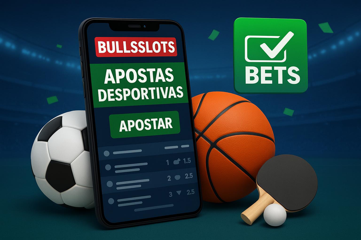 Apostas esportivas no cassino online BULLSSLOTS